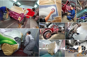 Reparación y pintura de golpes