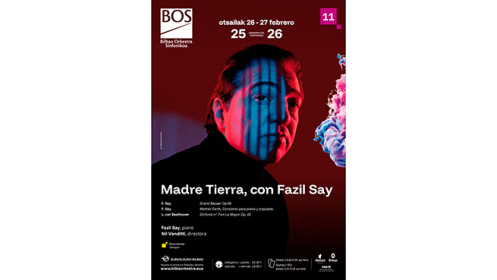 Fazil Say en concierto con la BOS en Euskalduna, desde 13,5€
